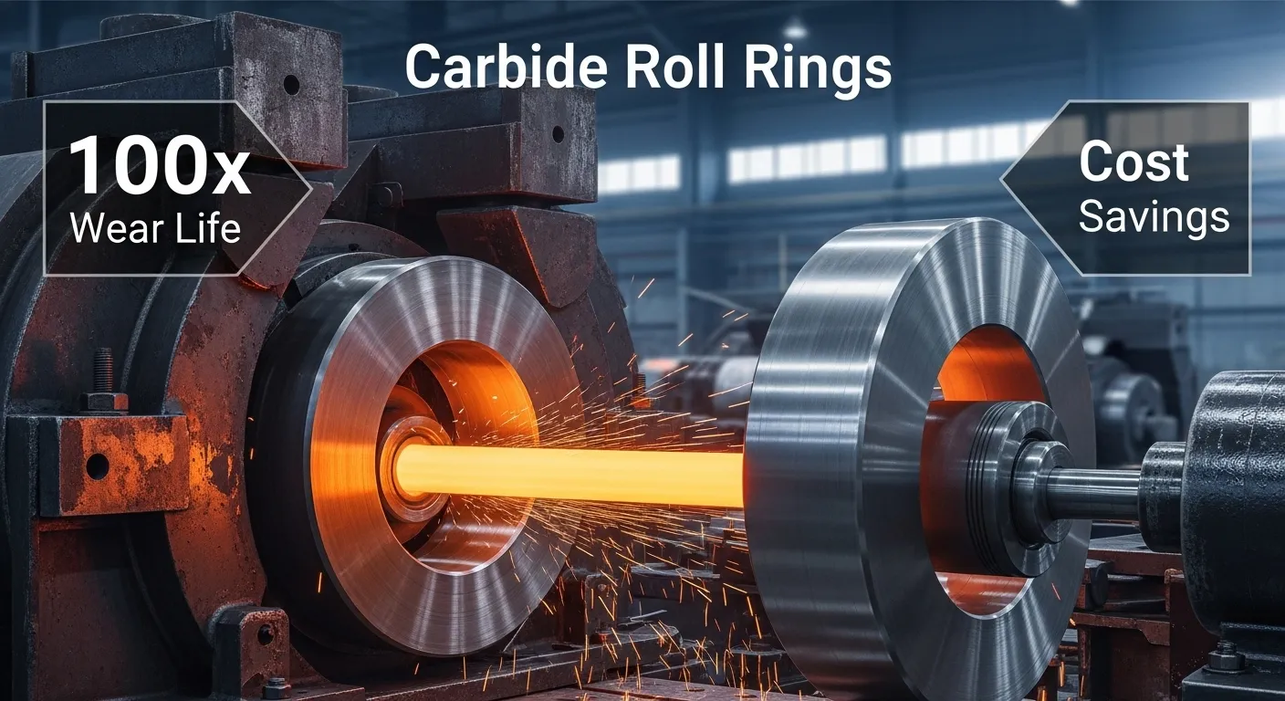Mga singsing ng Carbide Roll: Mga sangkap na may mataas na pagganap sa mga modernong bakal na gumulong mills